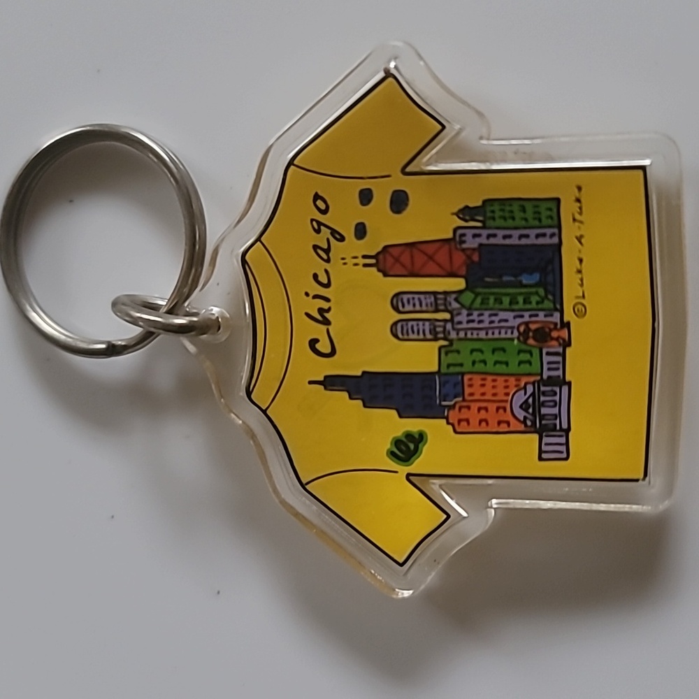 Key Chain Chicago Windy City Souvenir SZ S